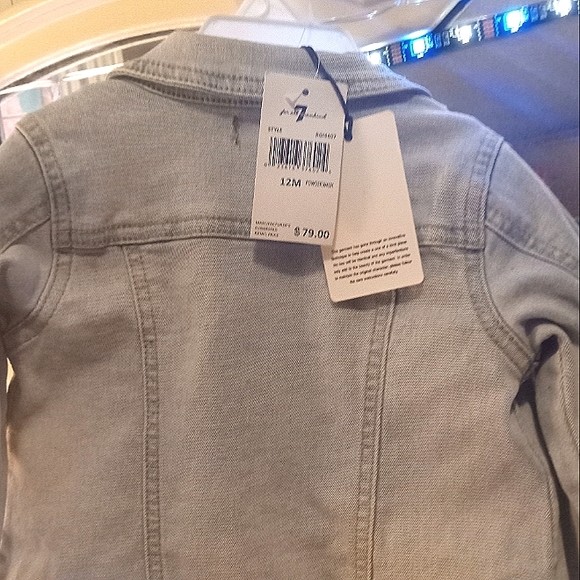 NWT  BLUE JEAN JACKET AND SHIRT - Picture 5 of 7